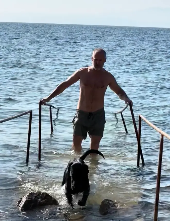 Cem swimming sea day 20 post transplant