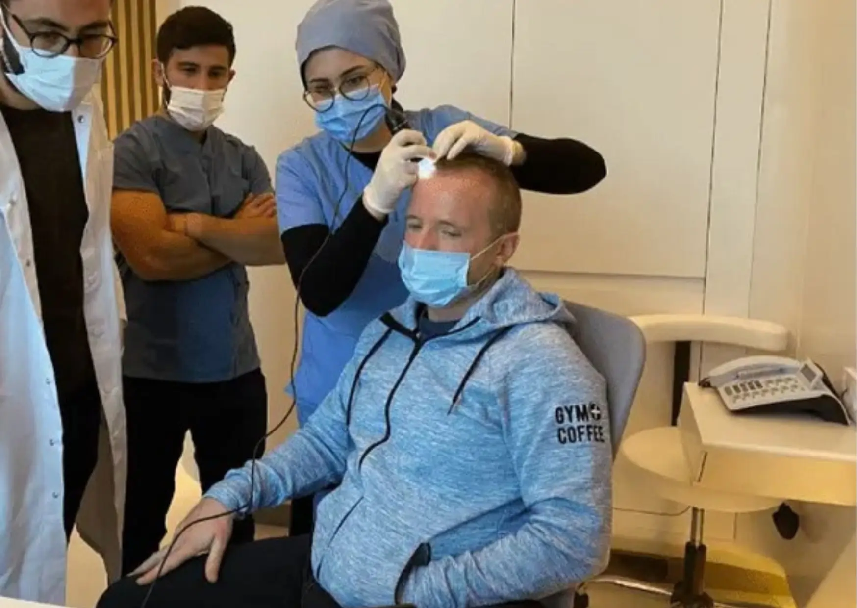 Consultation before hair transplant