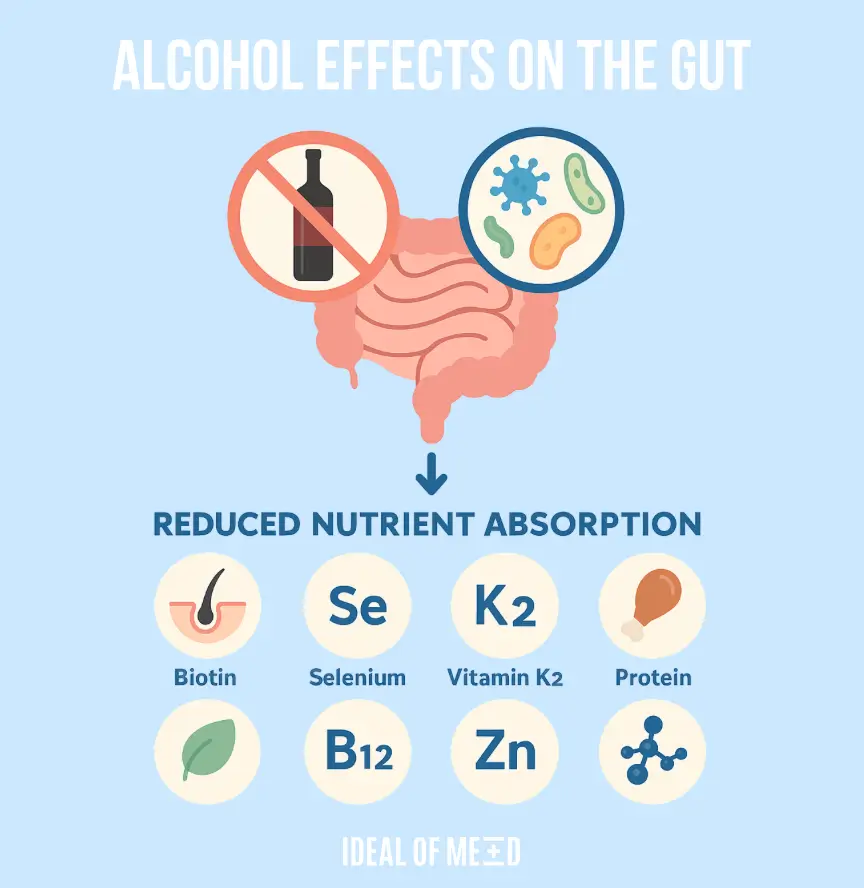 Effects of alcohol on the gut IdealofMed Guide