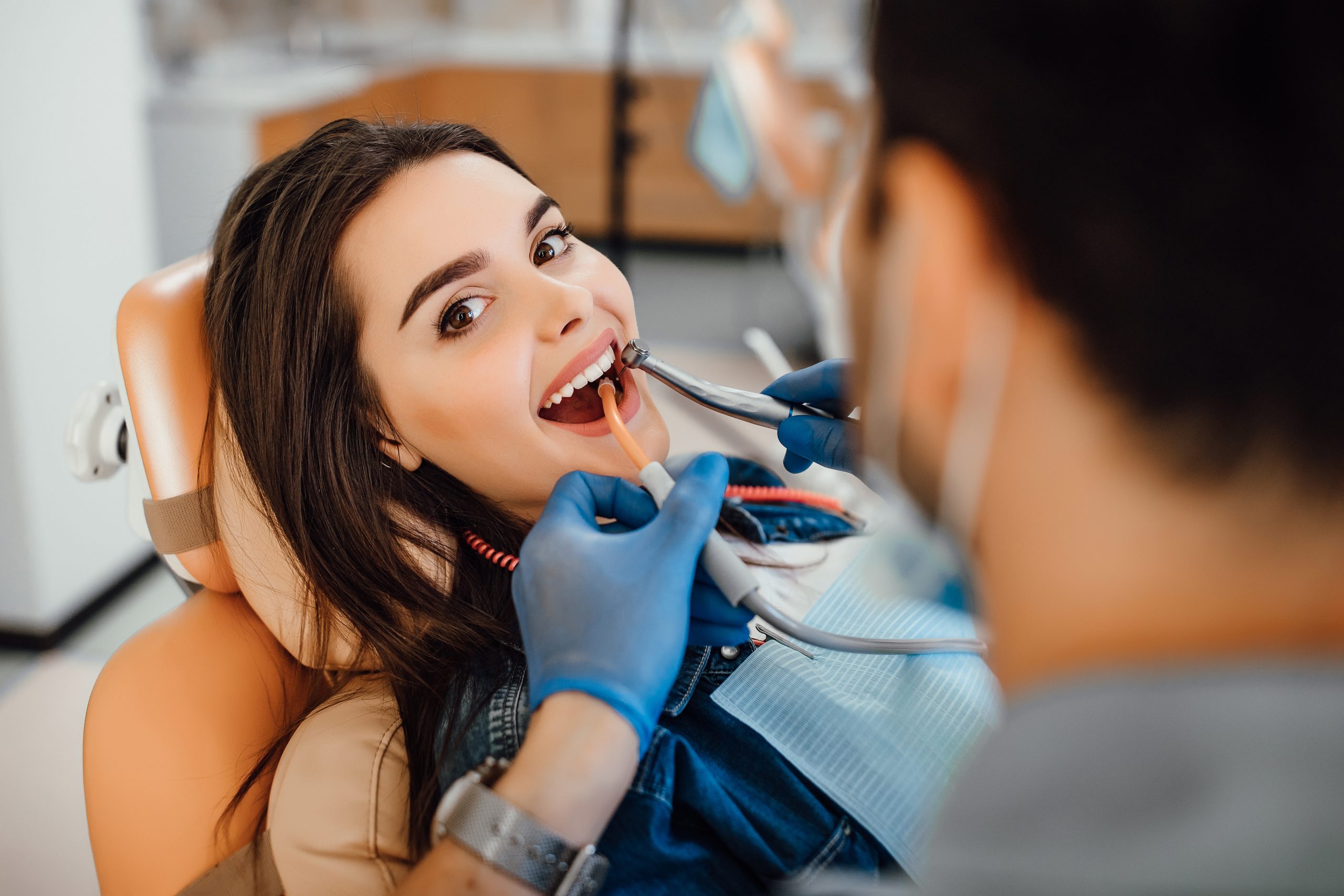 Dental crowns before and after